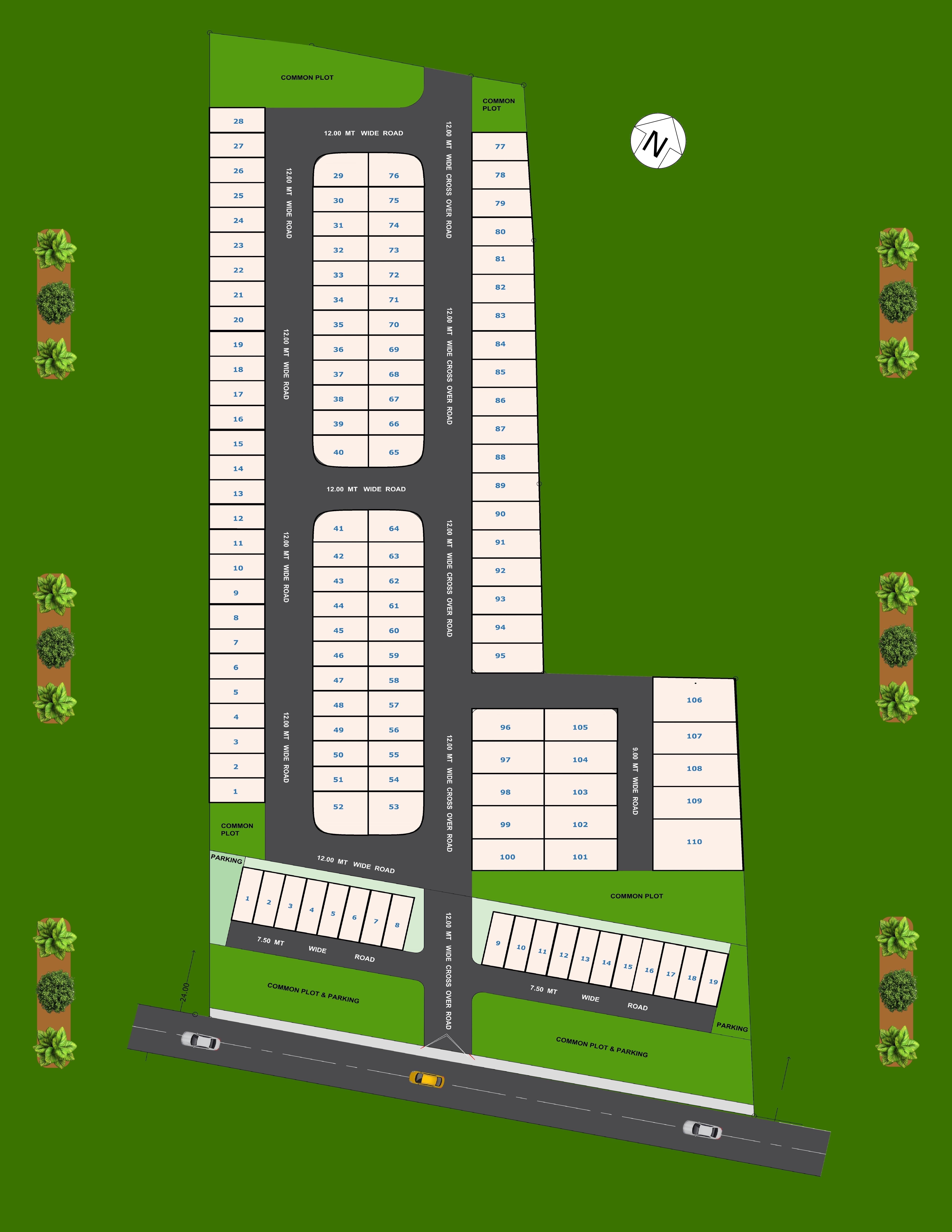 Shivalya Green Society Map